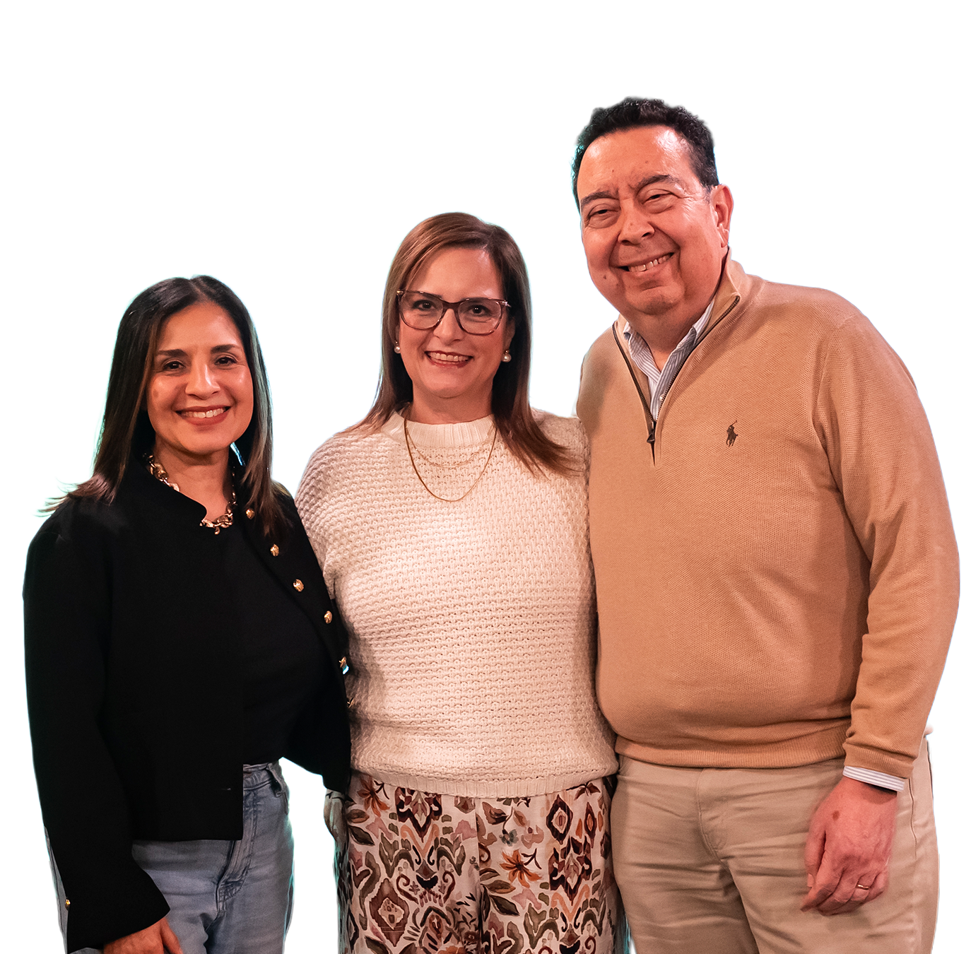 Carlos y Sandra de Díaz · Carol Villegas